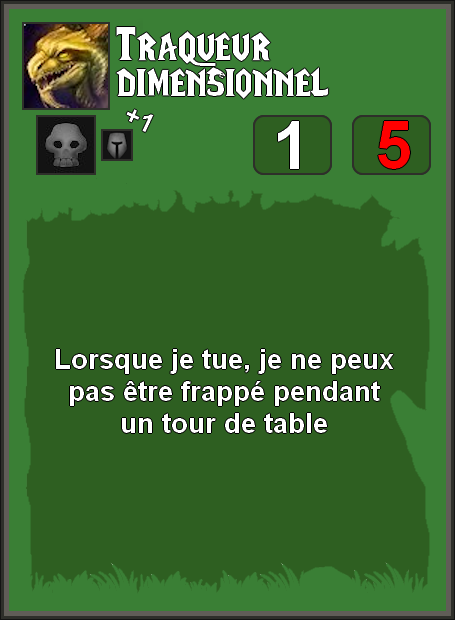 Traqueur dimensionnel